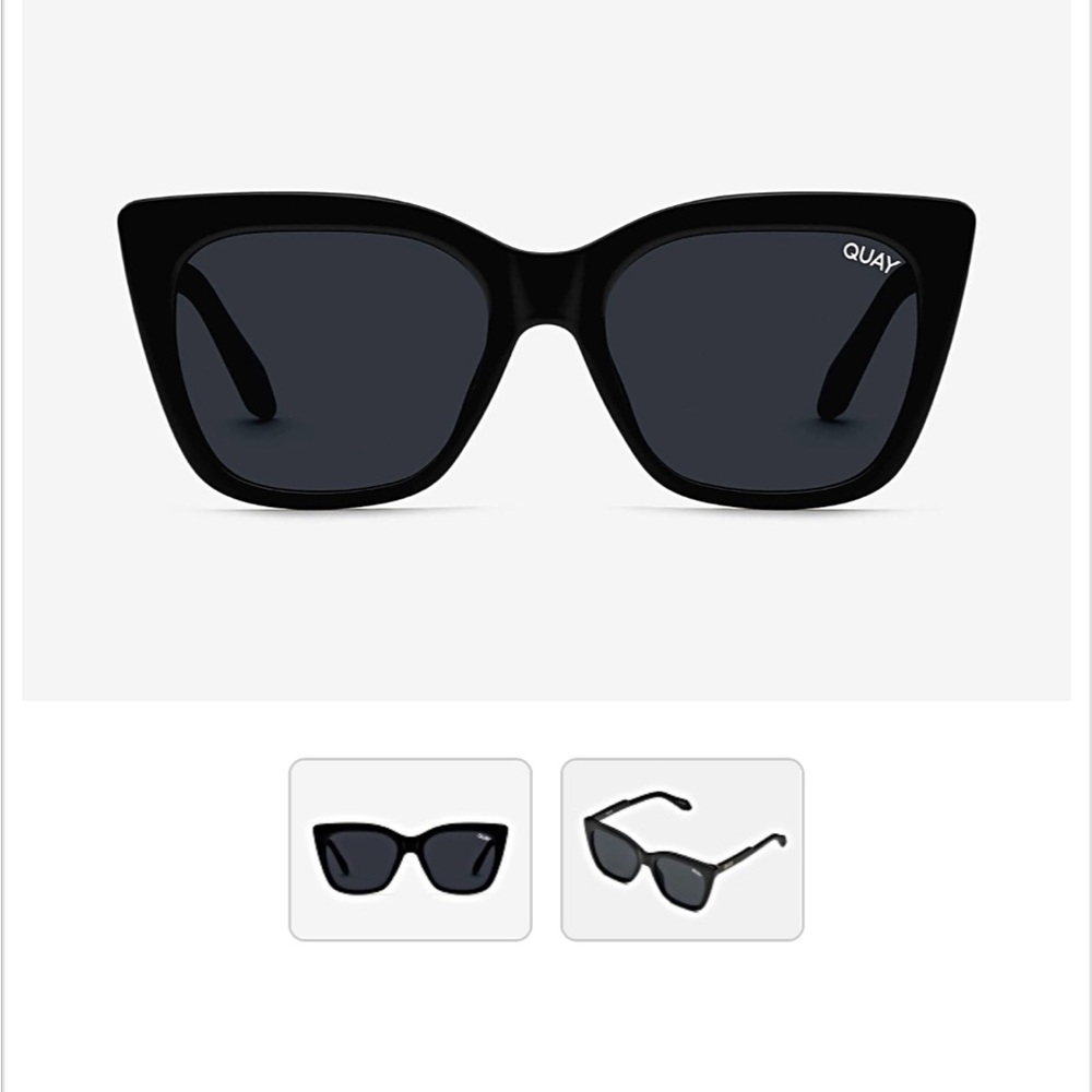 Quay Australia Black Sunglasses in Tag Me